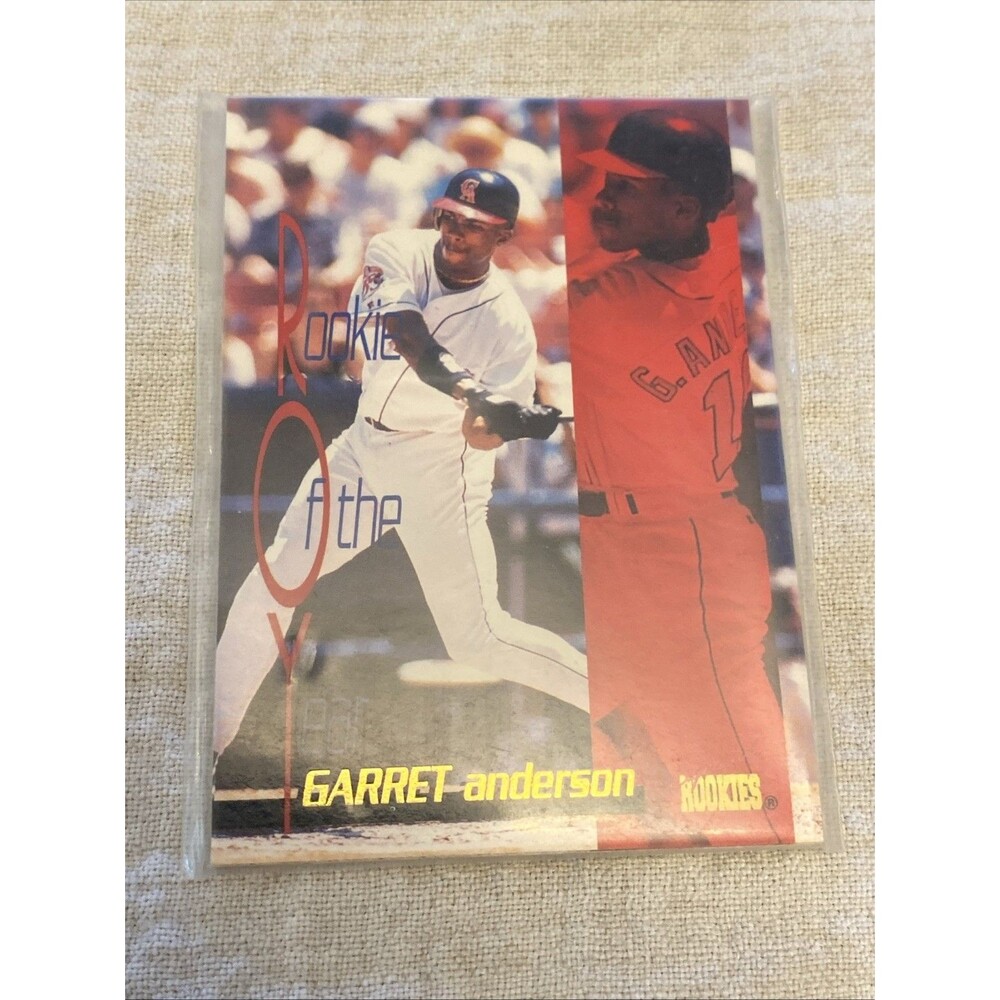 1996 Signature Rookies ROY Set R1-R5 Garrett Anderson
